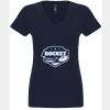 N6480 - Next Level Ladies' Sueded V-Neck T-Shirt Thumbnail