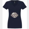 N6480 - Next Level Ladies' Sueded V-Neck T-Shirt Thumbnail