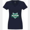 N6480 - Next Level Ladies' Sueded V-Neck T-Shirt Thumbnail