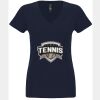 N6480 - Next Level Ladies' Sueded V-Neck T-Shirt Thumbnail
