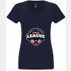 N6480 - Next Level Ladies' Sueded V-Neck T-Shirt Thumbnail