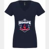 N6480 - Next Level Ladies' Sueded V-Neck T-Shirt Thumbnail