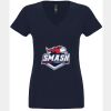 N6480 - Next Level Ladies' Sueded V-Neck T-Shirt Thumbnail