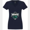 N6480 - Next Level Ladies' Sueded V-Neck T-Shirt Thumbnail