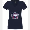 N6480 - Next Level Ladies' Sueded V-Neck T-Shirt Thumbnail