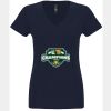 N6480 - Next Level Ladies' Sueded V-Neck T-Shirt Thumbnail