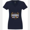 N6480 - Next Level Ladies' Sueded V-Neck T-Shirt Thumbnail