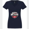N6480 - Next Level Ladies' Sueded V-Neck T-Shirt Thumbnail