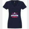 N6480 - Next Level Ladies' Sueded V-Neck T-Shirt Thumbnail