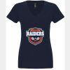 N6480 - Next Level Ladies' Sueded V-Neck T-Shirt Thumbnail