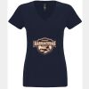 N6480 - Next Level Ladies' Sueded V-Neck T-Shirt Thumbnail