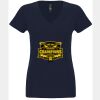 N6480 - Next Level Ladies' Sueded V-Neck T-Shirt Thumbnail