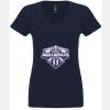 N6480 - Next Level Ladies' Sueded V-Neck T-Shirt Thumbnail