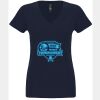 N6480 - Next Level Ladies' Sueded V-Neck T-Shirt Thumbnail