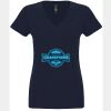 N6480 - Next Level Ladies' Sueded V-Neck T-Shirt Thumbnail