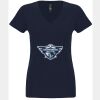 N6480 - Next Level Ladies' Sueded V-Neck T-Shirt Thumbnail