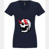 N6480 - Next Level Ladies' Sueded V-Neck T-Shirt Thumbnail