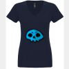 N6480 - Next Level Ladies' Sueded V-Neck T-Shirt Thumbnail