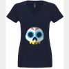 N6480 - Next Level Ladies' Sueded V-Neck T-Shirt Thumbnail