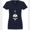 N6480 - Next Level Ladies' Sueded V-Neck T-Shirt Thumbnail