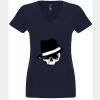 N6480 - Next Level Ladies' Sueded V-Neck T-Shirt Thumbnail