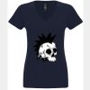 N6480 - Next Level Ladies' Sueded V-Neck T-Shirt Thumbnail