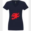 N6480 - Next Level Ladies' Sueded V-Neck T-Shirt Thumbnail