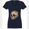 N6480 - Next Level Ladies' Sueded V-Neck T-Shirt Thumbnail