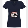 N6480 - Next Level Ladies' Sueded V-Neck T-Shirt Thumbnail