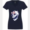 N6480 - Next Level Ladies' Sueded V-Neck T-Shirt Thumbnail