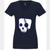 N6480 - Next Level Ladies' Sueded V-Neck T-Shirt Thumbnail