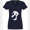 N6480 - Next Level Ladies' Sueded V-Neck T-Shirt Thumbnail