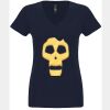 N6480 - Next Level Ladies' Sueded V-Neck T-Shirt Thumbnail