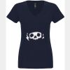 N6480 - Next Level Ladies' Sueded V-Neck T-Shirt Thumbnail