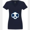 N6480 - Next Level Ladies' Sueded V-Neck T-Shirt Thumbnail