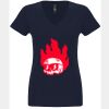 N6480 - Next Level Ladies' Sueded V-Neck T-Shirt Thumbnail
