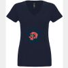 N6480 - Next Level Ladies' Sueded V-Neck T-Shirt Thumbnail