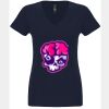 N6480 - Next Level Ladies' Sueded V-Neck T-Shirt Thumbnail