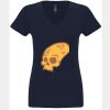 N6480 - Next Level Ladies' Sueded V-Neck T-Shirt Thumbnail