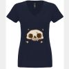 N6480 - Next Level Ladies' Sueded V-Neck T-Shirt Thumbnail