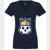 N6480 - Next Level Ladies' Sueded V-Neck T-Shirt Thumbnail