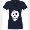 N6480 - Next Level Ladies' Sueded V-Neck T-Shirt Thumbnail