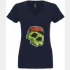 N6480 - Next Level Ladies' Sueded V-Neck T-Shirt Thumbnail