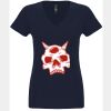 N6480 - Next Level Ladies' Sueded V-Neck T-Shirt Thumbnail