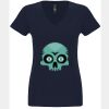 N6480 - Next Level Ladies' Sueded V-Neck T-Shirt Thumbnail