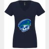 N6480 - Next Level Ladies' Sueded V-Neck T-Shirt Thumbnail
