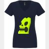 N6480 - Next Level Ladies' Sueded V-Neck T-Shirt Thumbnail