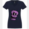 N6480 - Next Level Ladies' Sueded V-Neck T-Shirt Thumbnail