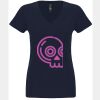 N6480 - Next Level Ladies' Sueded V-Neck T-Shirt Thumbnail