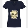 N6480 - Next Level Ladies' Sueded V-Neck T-Shirt Thumbnail